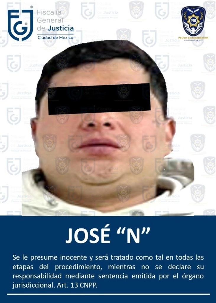 El aprehendido posiblemente accionó un arma de fuego en contra de varias personas, y provocó que un hombre perdiera la vida y otro resultara lesionado. Foto FGJCDMX