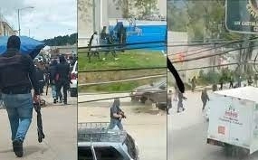 Tras el asesinato de Jerónimo Ruiz, sus seguidores dispararon armas de fuego de alto calibre en la zona norte. Foto La Jornada / archivo