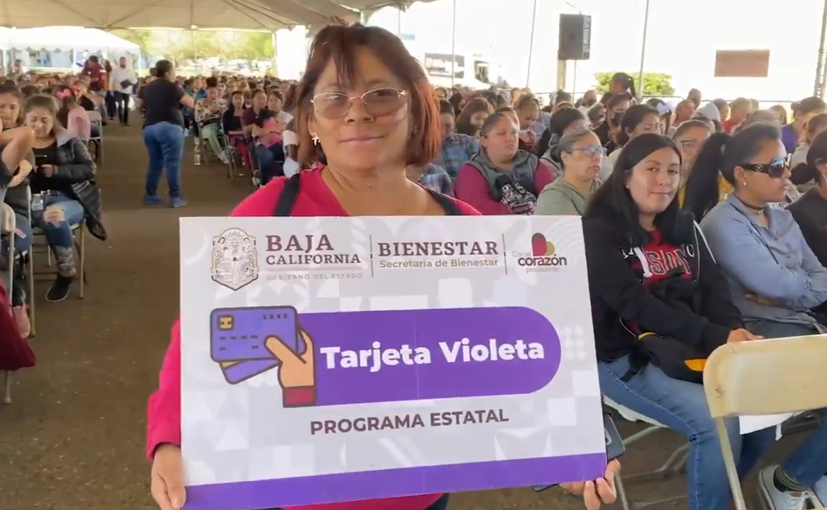 El Congreso de Baja California avaló el programa de apoyo a mujeres Tarjeta Violeta. Foto 