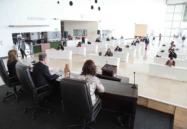 En sesión ordinaria, los legisladores de la LXVII Legislatura aprobaron la nueva ley en materia electoral que regirá a partir del proceso de 2020-2021. Foto tomada del sitio http://congresosanluis.gob.mx/