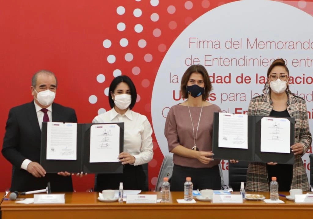 Las iniciativas fueron elaboradas por las 37 legisladoras mexiquenses, activistas de derechos humanos, funcionarias estatales y representantes de ONU Mujeres, quienes eligieron al Edomex para implementar la Spotlight, por ser uno de los territorios más violentos para mujeres. Imagen tomada de @BelenSanzLuq