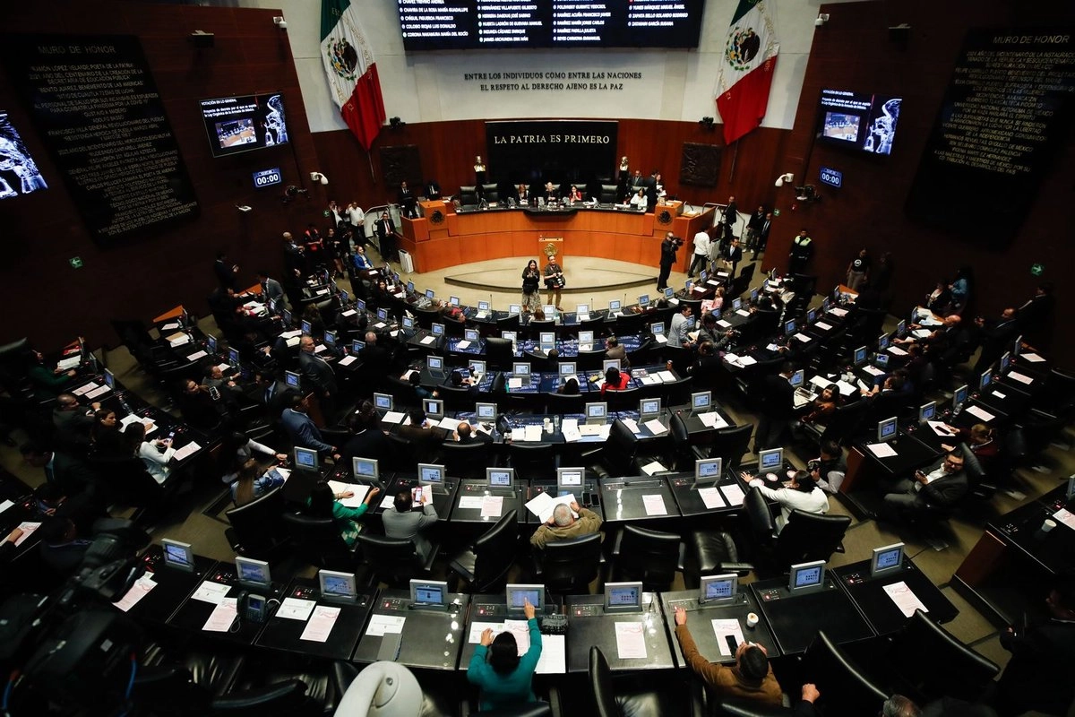Perspectiva de la Sala de Sesiones del Senado de la República este 29 de octubre de 2025. Foto 