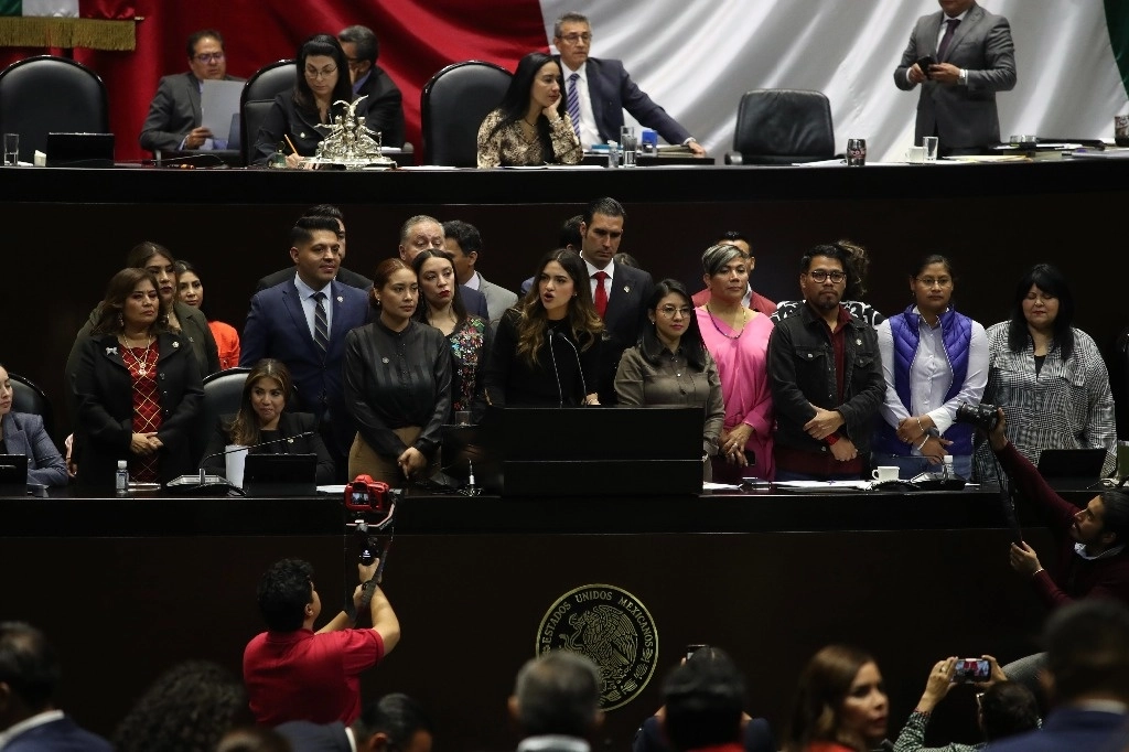 Diputados durante la sesión de este 11 de abril de 2023. Foto Yazmín Ortega