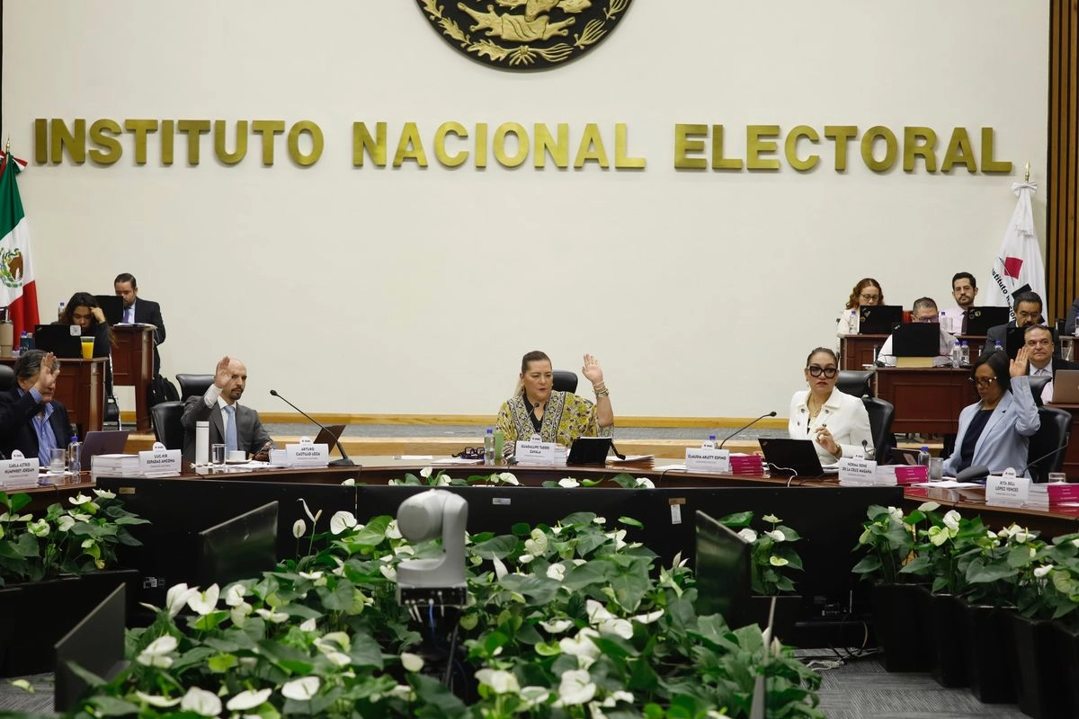 Sesión del Consejo General del INE este 28 de julio de 2025. Foto 