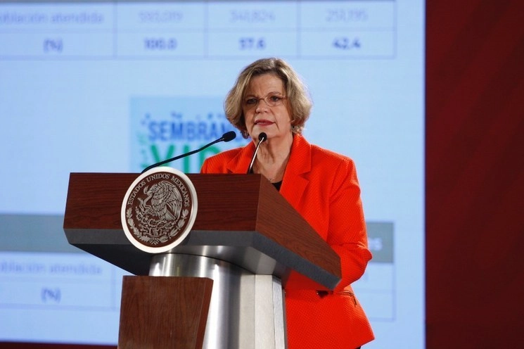 La titular de Inmujeres, Nadine Gasman Zylbermann en imagen de archivo. Foto Cristina Rodríguez

