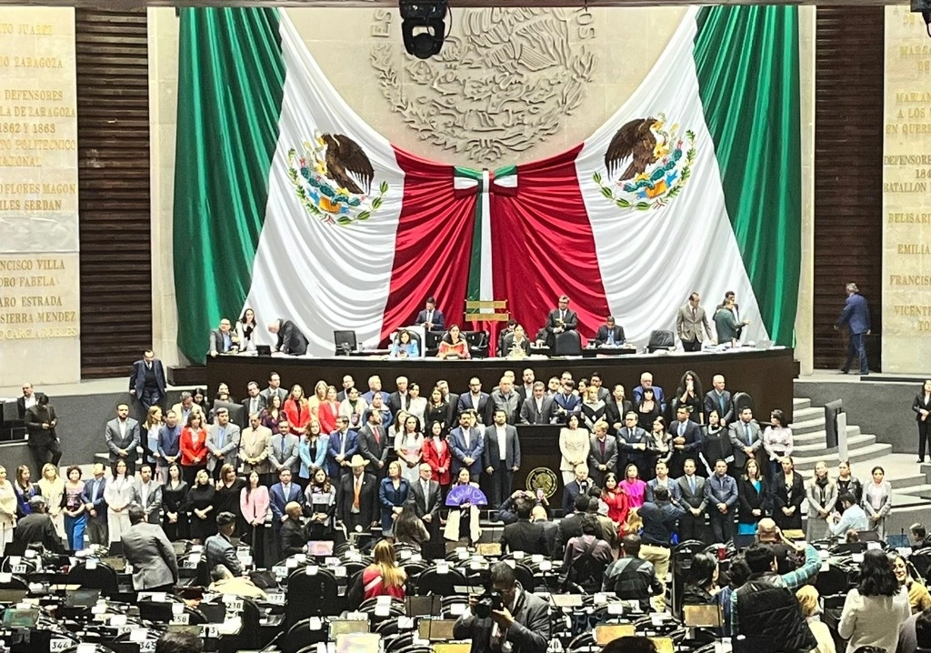 Sesión en la Cámara de Diputados en la que se presentó el dictamen de discusión con Proyecto de Presupuesto de Egresos de la Federación correspondientes al Ejercicio Fiscal de 2024, en la Ciudad de México, el 6 de Noviembre de 2023.  Foto Luis Castillo


