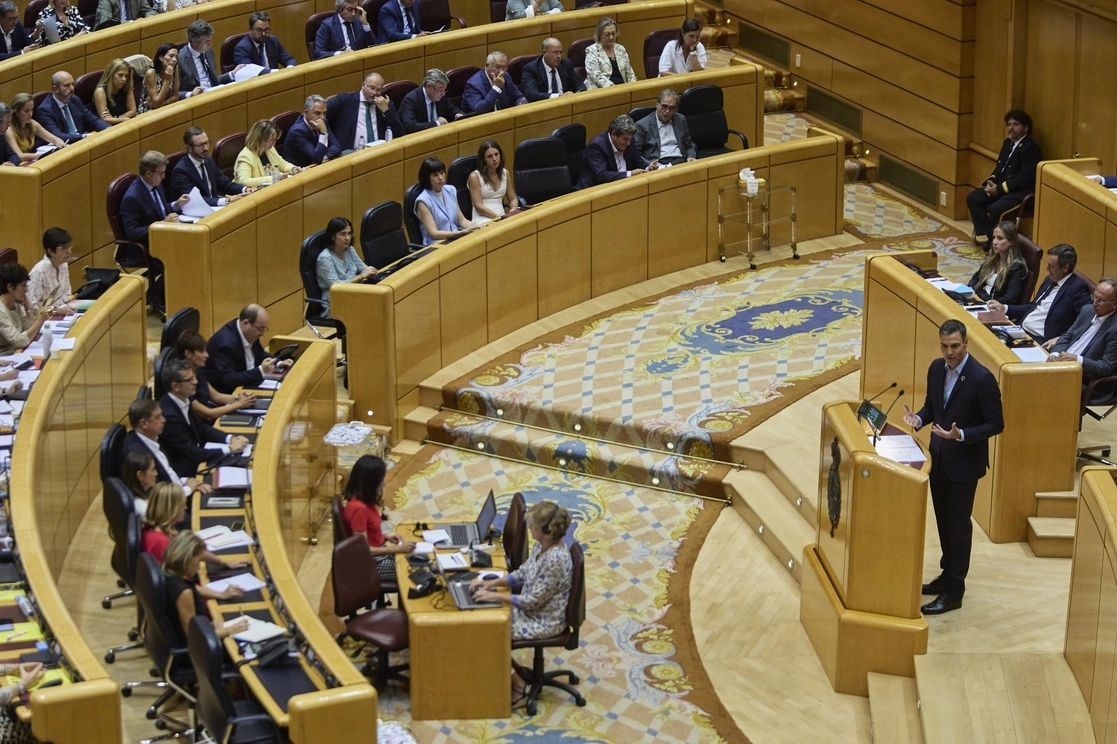 El Parlamento español aprobó el miércoles una ley insignia del gobierno de izquierdas para resarcir a las víctimas del franquismo. Foto Europa Press / Archivo 