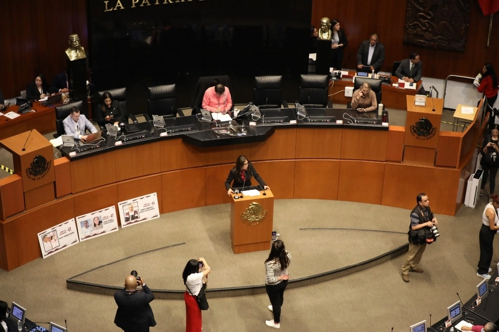 Sesión del Senado de la República, el 31 de octubre de 2024. Foto Germán Canseco