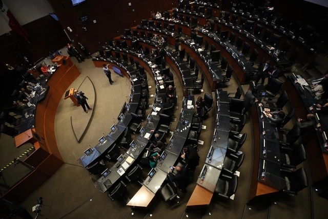 Sala de sesiones del Senado de la República este 09 de diciembre de 2020. Foto José Antonio López