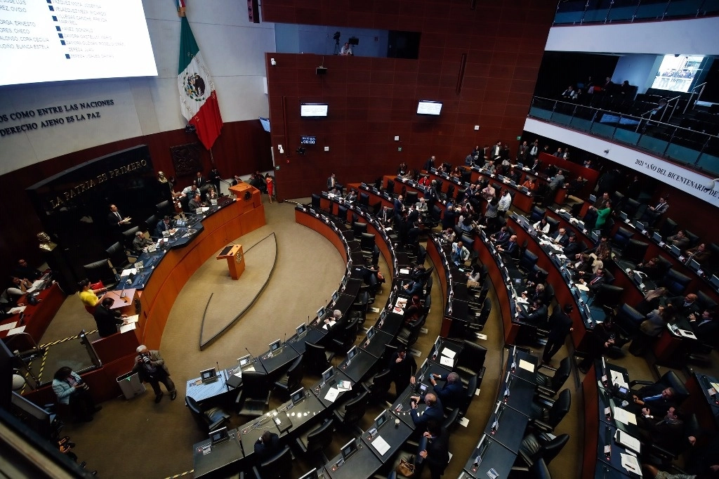 Sala de sesiones del Senado de la República en imagen de archivo. Foto Cristina Rodríguez