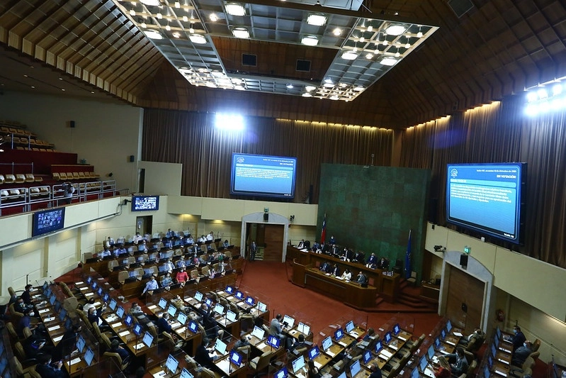 Instalaciones del Congreso de Chile en imagen de archivo. Foto tomada de la página web www.camara.cl