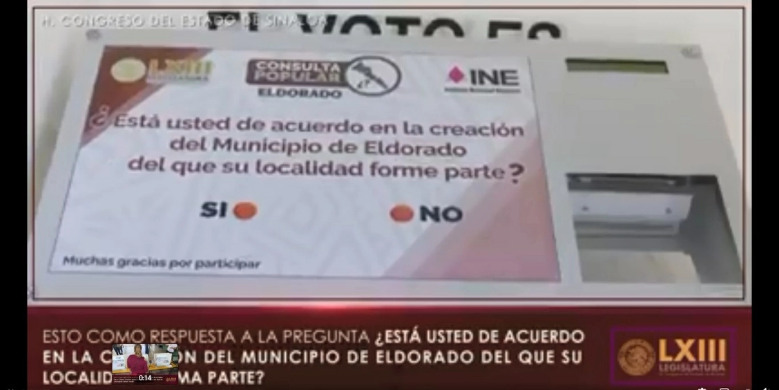 La batalla ciudadana por el reconocimiento como nuevo municipio duró varios meses. Foto Congreso de Sinaloa
