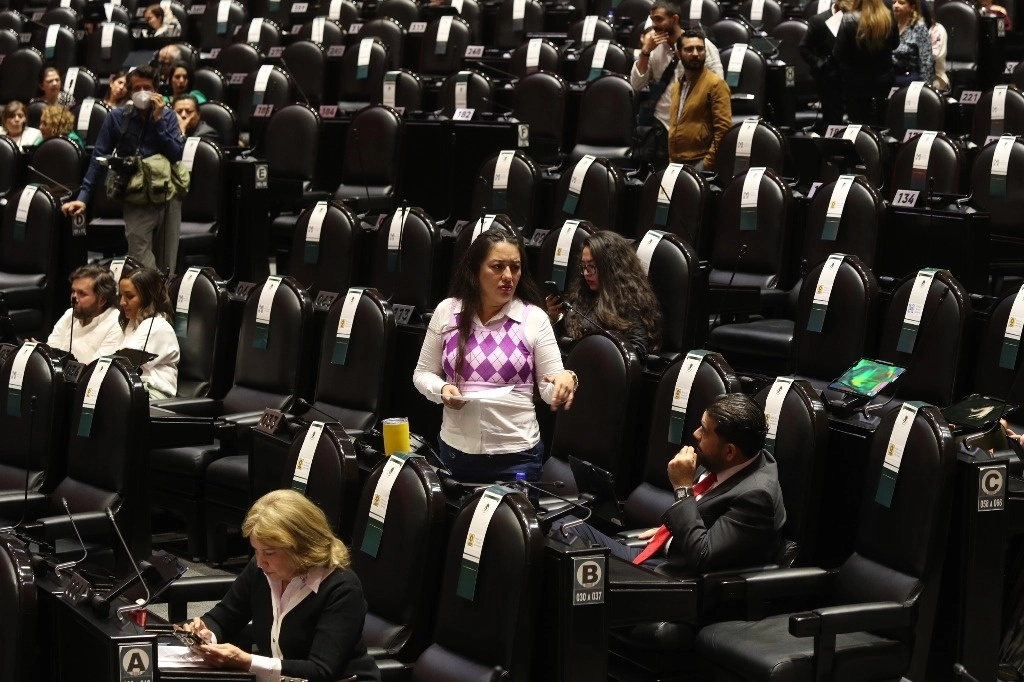 En la Cámara de Diputados, en imagen del 24 de abril pasado. Foto María Luisa Severiano