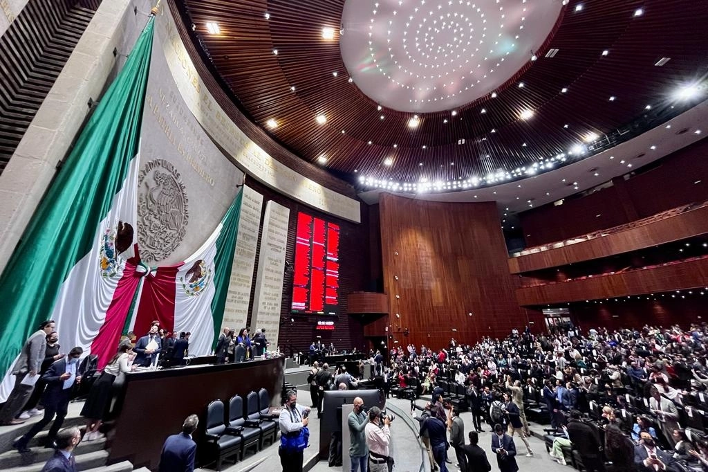 Sala de sesiones de la Cámara de Diputados este 14 de septiembre de 2022. Foto Roberto García