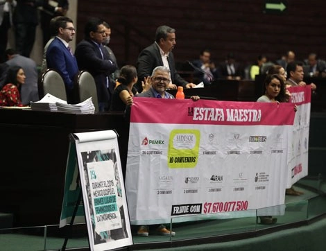 Morena y sus aliados en la Cámara de Diputados aprobaron el juicio político contra Rosario Robles. Foto José A. López