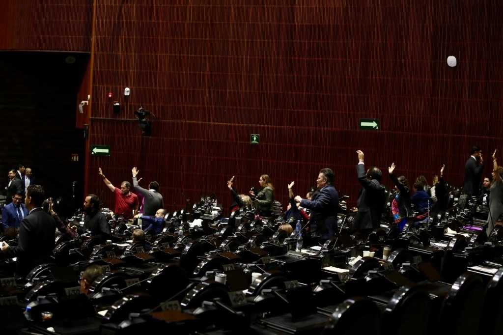 Sesión de trabajo en la Cámara de Diputados, el 20 de noviembre del 2024. Foto Yazmín Ortega Cortés