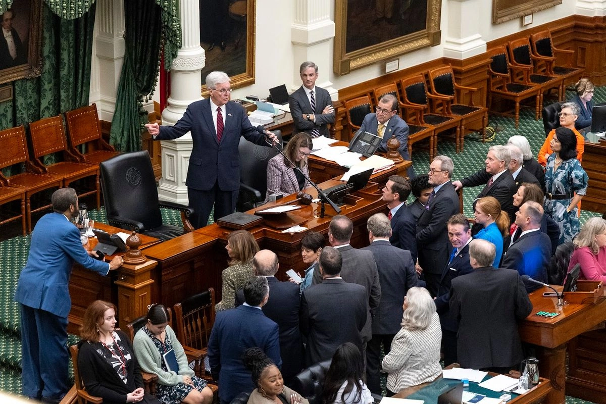 La redistribución electoral en Texas fue validada en el Congreso local por 18 votos a favor de los republicanos, y 11 sufragios en contra, de los demócratas. Foto 