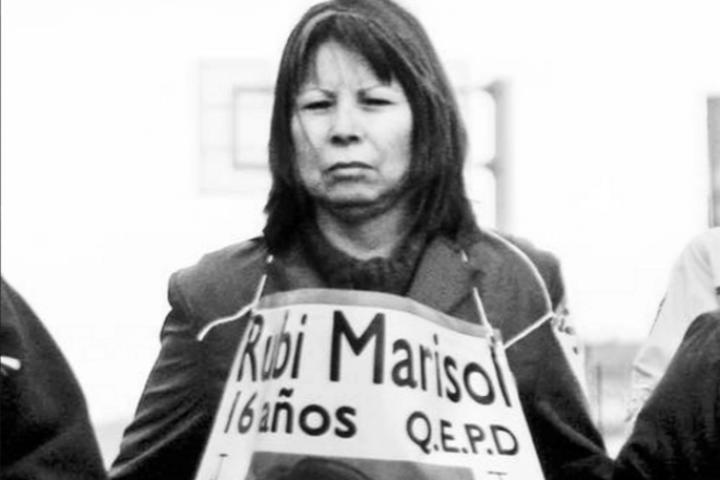 La activista Marisela Escobedo en imagen de archivo. Foto Felipe García