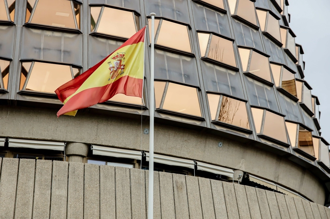 Fachada de la Sede del Tribunal Constitucional, en Madrid, España. Foto Europa Press