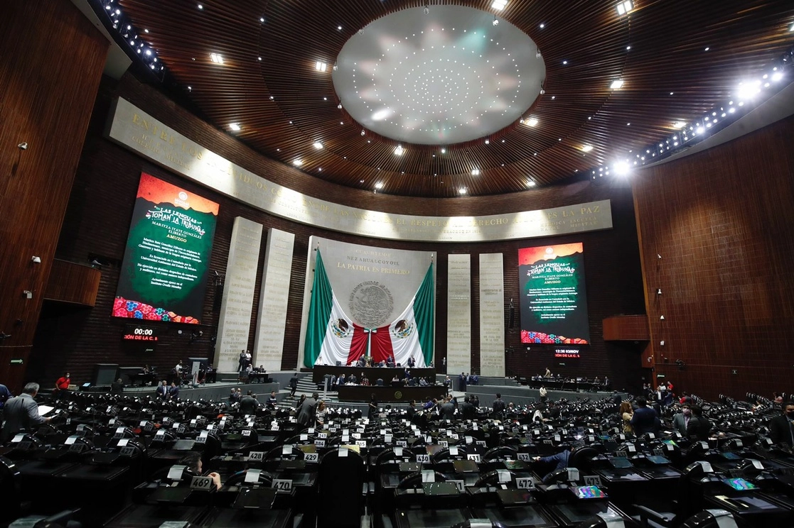 Sala de sesiones de la Cámara de Diputados. Foto Cristina Rodríguez