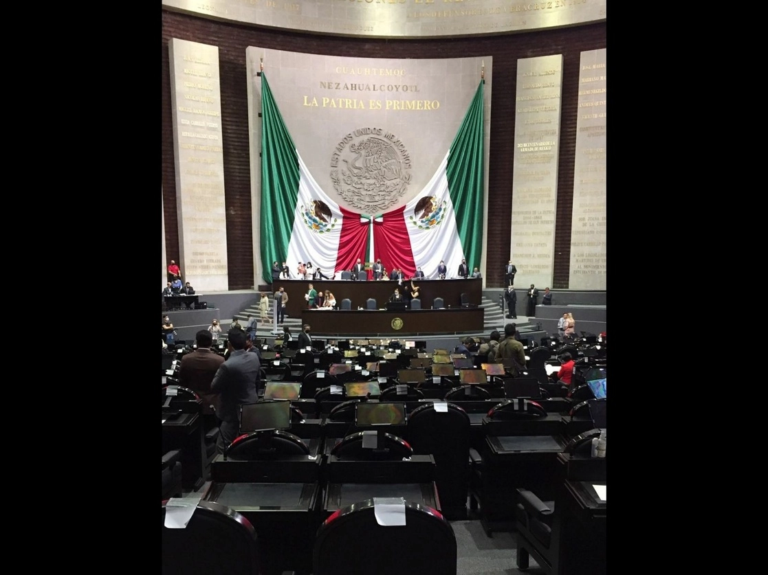 Sesión en la Cámara de Diputados, en la Ciudad de México, el 7 de abril de 2022. Foto Cristina Rodríguez