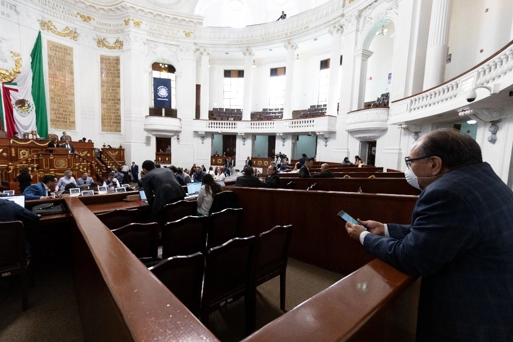 Sesión en el Congreso capitalino. Foto Pablo Ramos / Archivo
