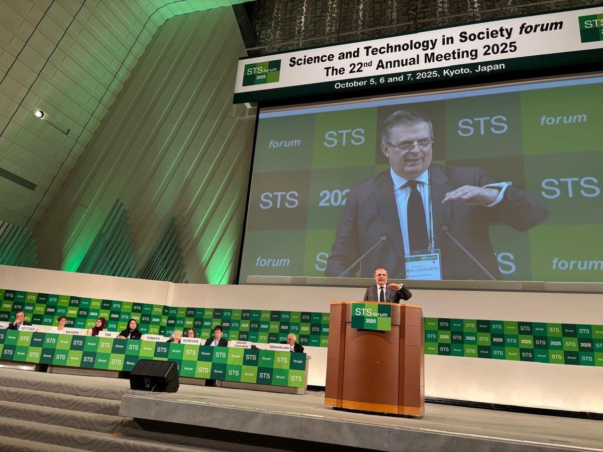 En su participación den el STS Forum, Marcelo Ebrard, secretario de Economía, dijo que México tiene el objetivo de incentivar la innovación para ayudar a resolver problemas como la pobreza. 