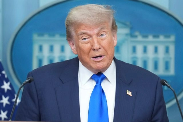 El presidente de EU, Donald Trump. Foto 