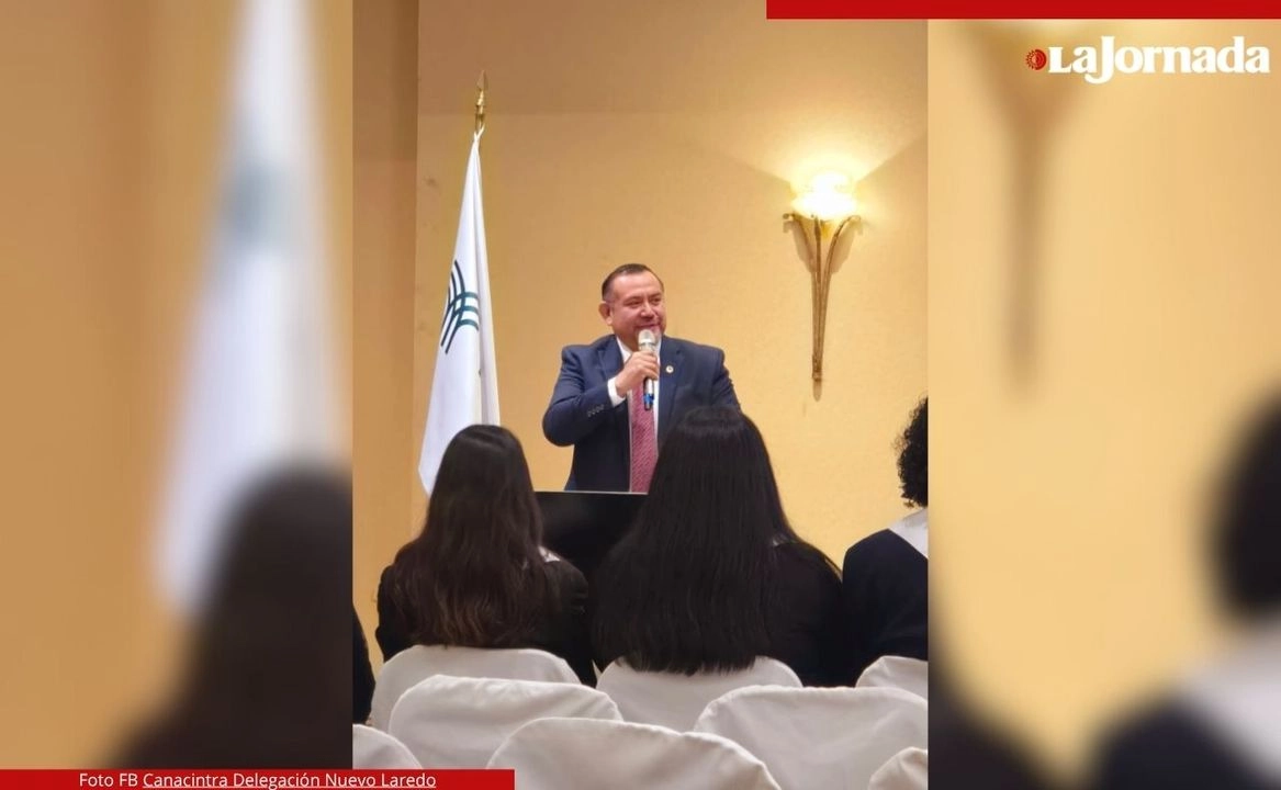 Miguel Ángel Vázquez Maldonado, presidente de Canacintra en Nuevo Laredo, Tamaulipas. Foto 