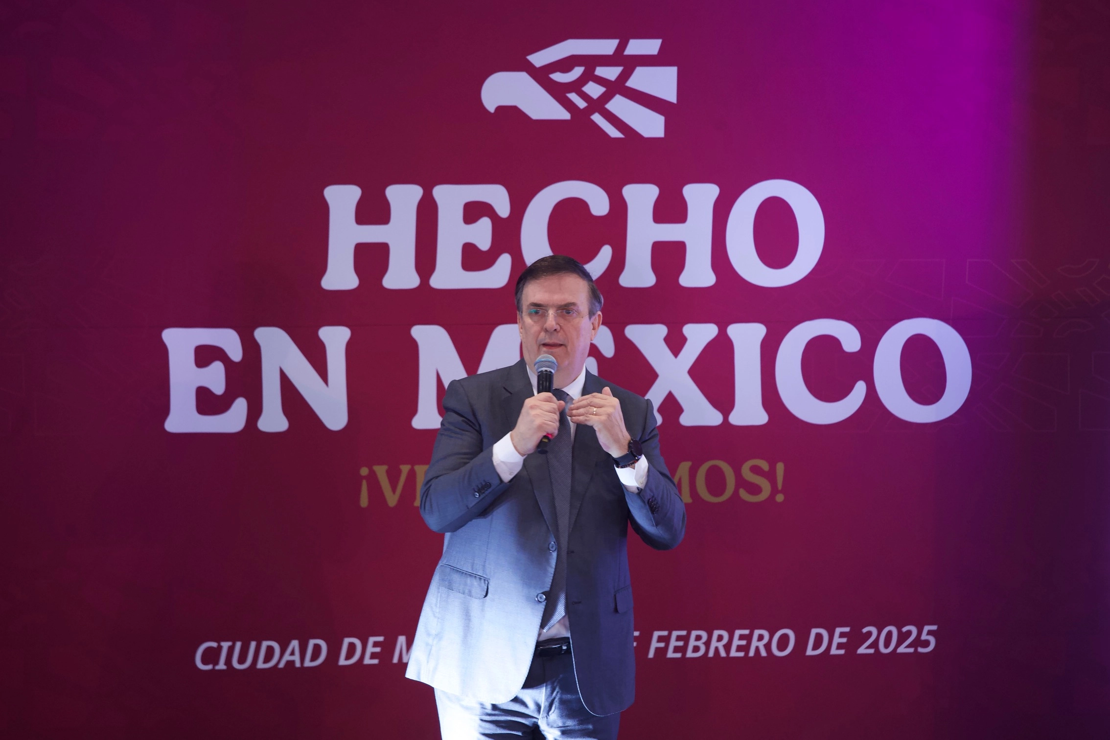 El secretario de Economía, Marcelo Ebrard. Foto 