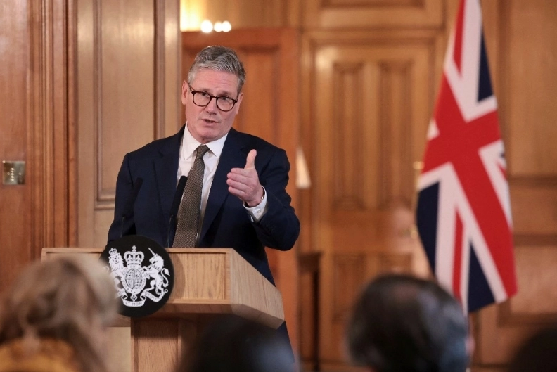 Keir Starmer, primer ministro de Reino Unido. 
