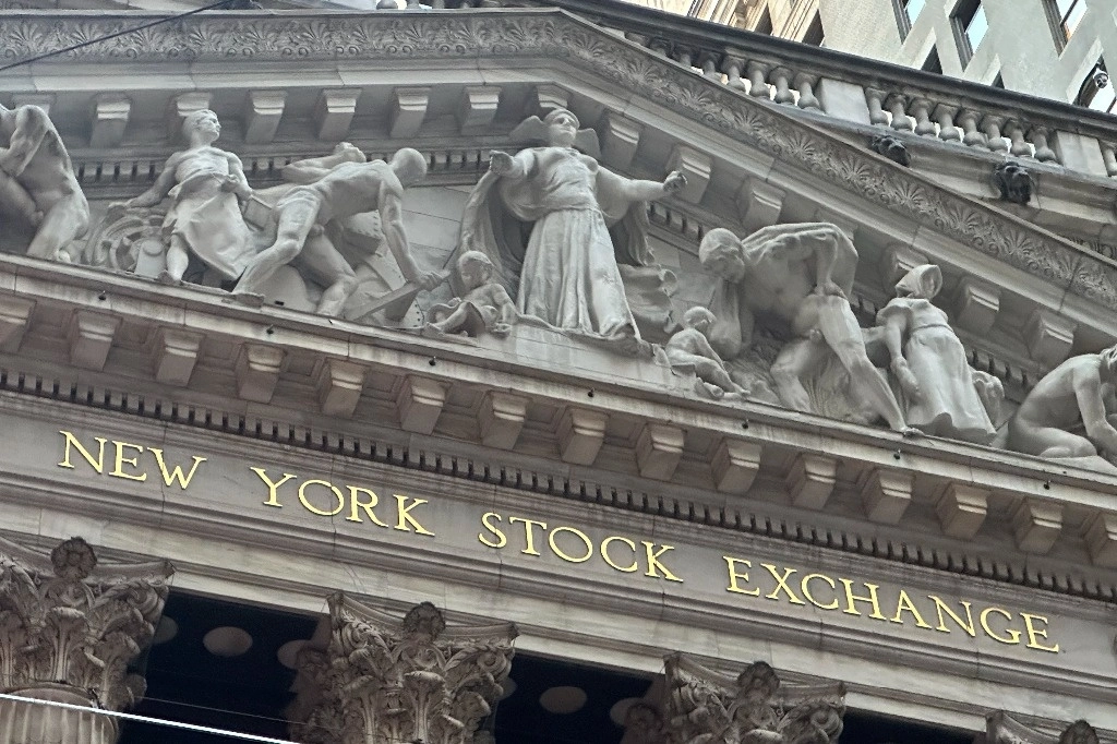 La Bolsa de Valores de Nueva York en el distrito financiero de Nueva York el 23 de diciembre de 2024. Foto Ap