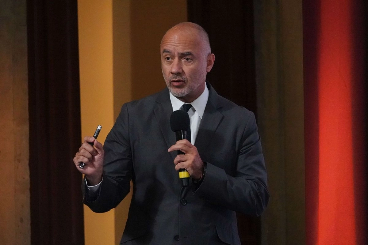 Jesús Esteva, titular de la SICT, sostuvo que “en este momento la posición de los dos gobiernos no es ningún arbitraje” y espera que los gobiernos de México y Estados Unidos se reúnan nuevamente en la primera semana de diciembre. Imagen del 16 de octubre de 2025. Foto 