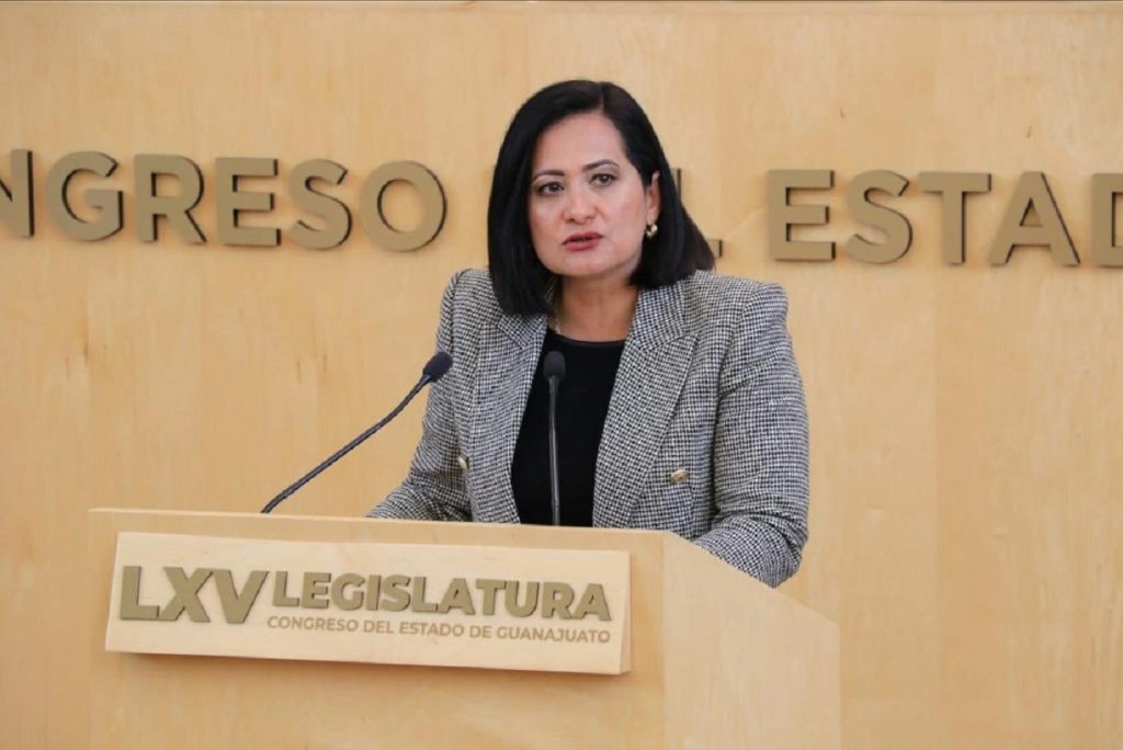 La morenista, Alma Alcaraz Hernández, presentó una iniciativa para modificar la Ley de Fiscalización Superior del Estado de Guanajuato. Foto tomada de Twitter @AlmaAlcarazH / Archivo
 