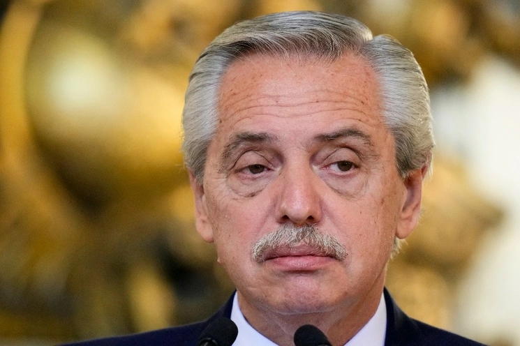 Alberto Fernández, presidente de Argentina, en imagen de archivo. Foto Ap.