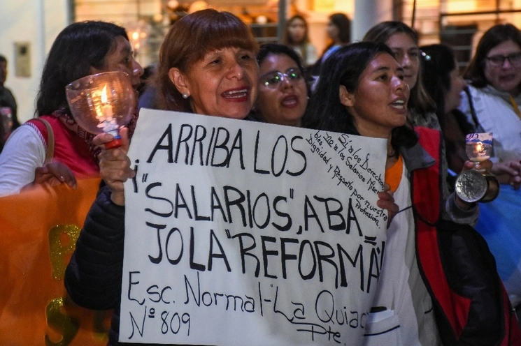 Las recientes protestas en Jujy han sufrido represión policiaca. Foto Europa Press/ archivo