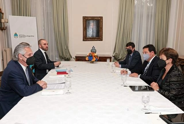 Ambas partes coincidieron en que fue un buen encuentro. Foto Afp