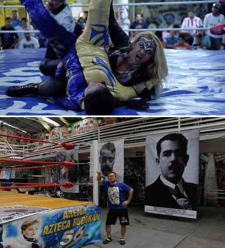 La mexicana Esther Moreno (arriba) y el japonés Yuichiro Tahra (abajo), en fotogramas de la producción