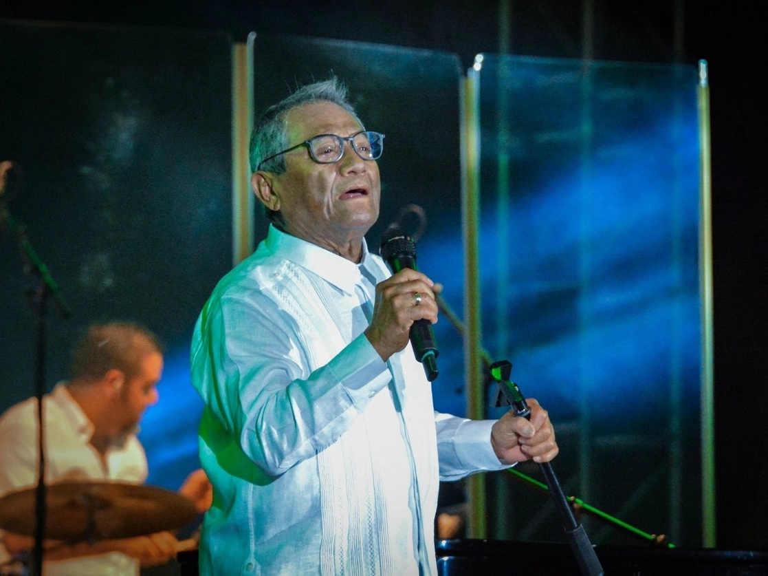 El cantautor durante un concierto en La Habana, el 15 de julio de 2018. Foto Afp