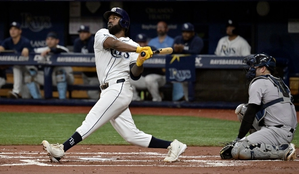Con esta gran actuación, el mexicano llegó a doce vuelacercas en esta temporada con la novena de Tampa Bay. Foto Ap.