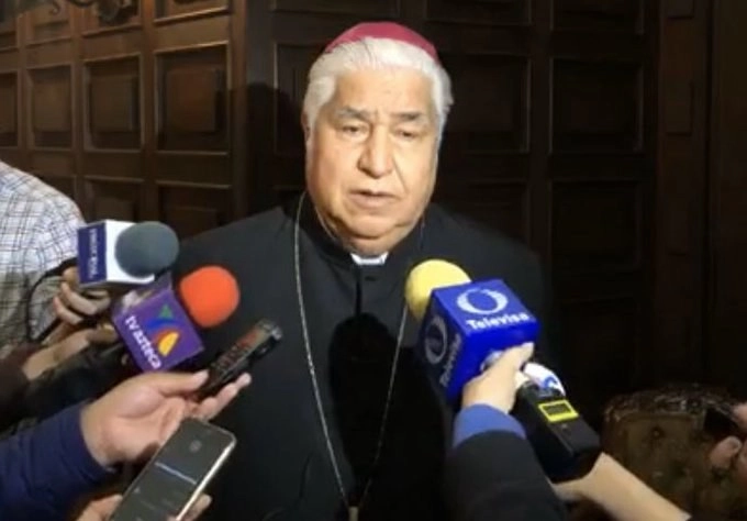 Rogelio Cabrera, arzobispo de Monterrey, Foto @PastoralSiglo21