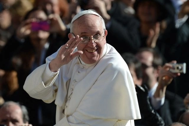 El Papa Francisco cumplió 10 años al frente de la Iglesia Católica. Foto Afp 