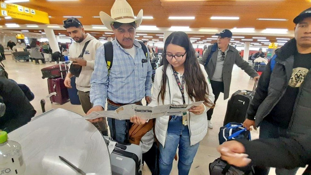 Autoridades migratorias pusieron en marcha el operativo 'Héroes Paisanos Semana Santa 2025' en Nuevo Laredo. Foto 