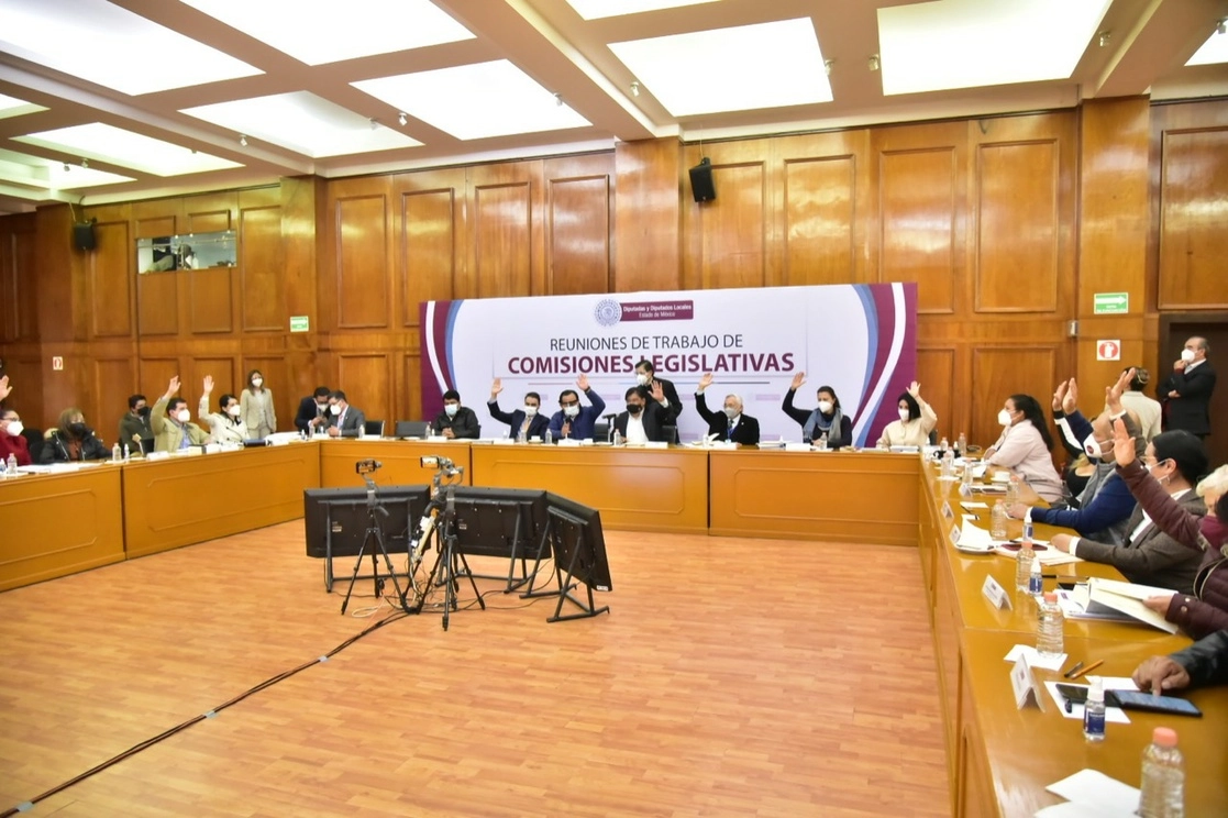 Sesión de la Comisión Legislativa del Congreso del Edomex. Foto @Legismex
