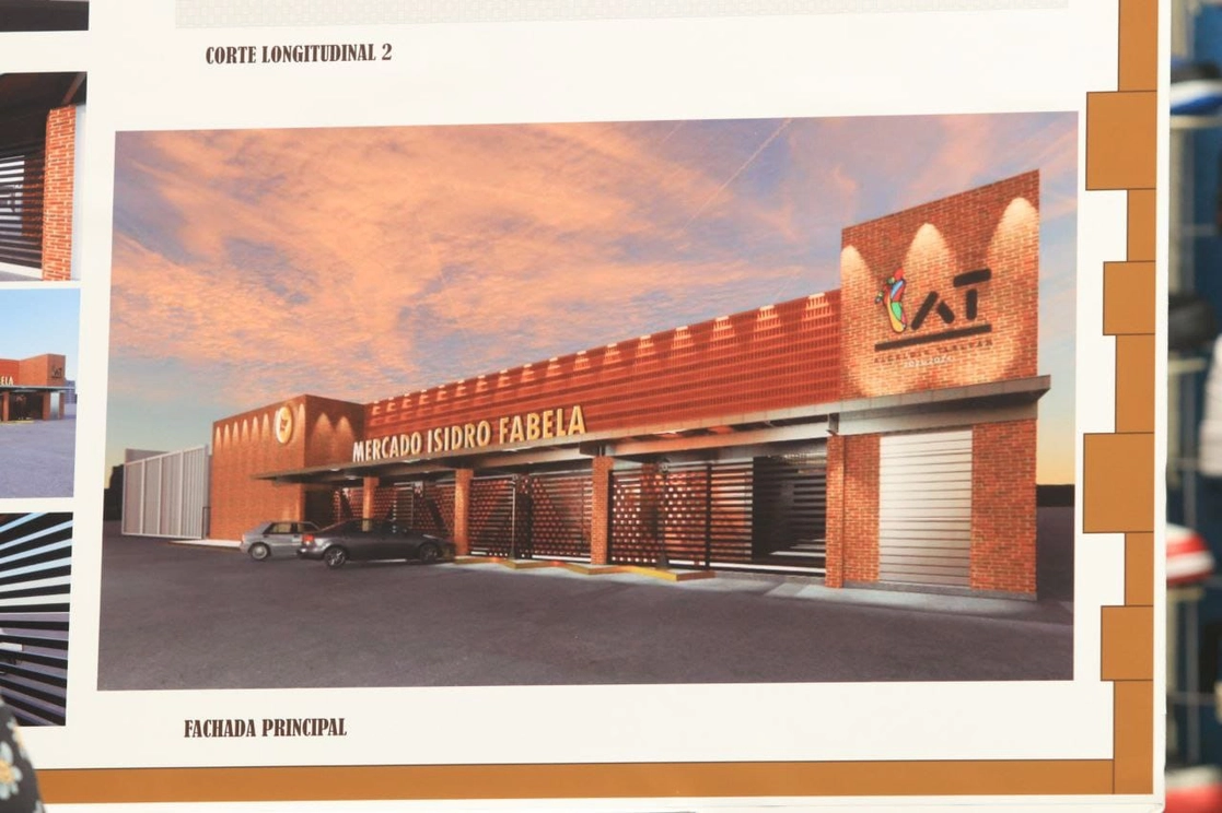 Proyecto de remodelación del mercado Isidro Fabela, de la alcaldía Tlalpan. Foto alcaldía Tlalpan
