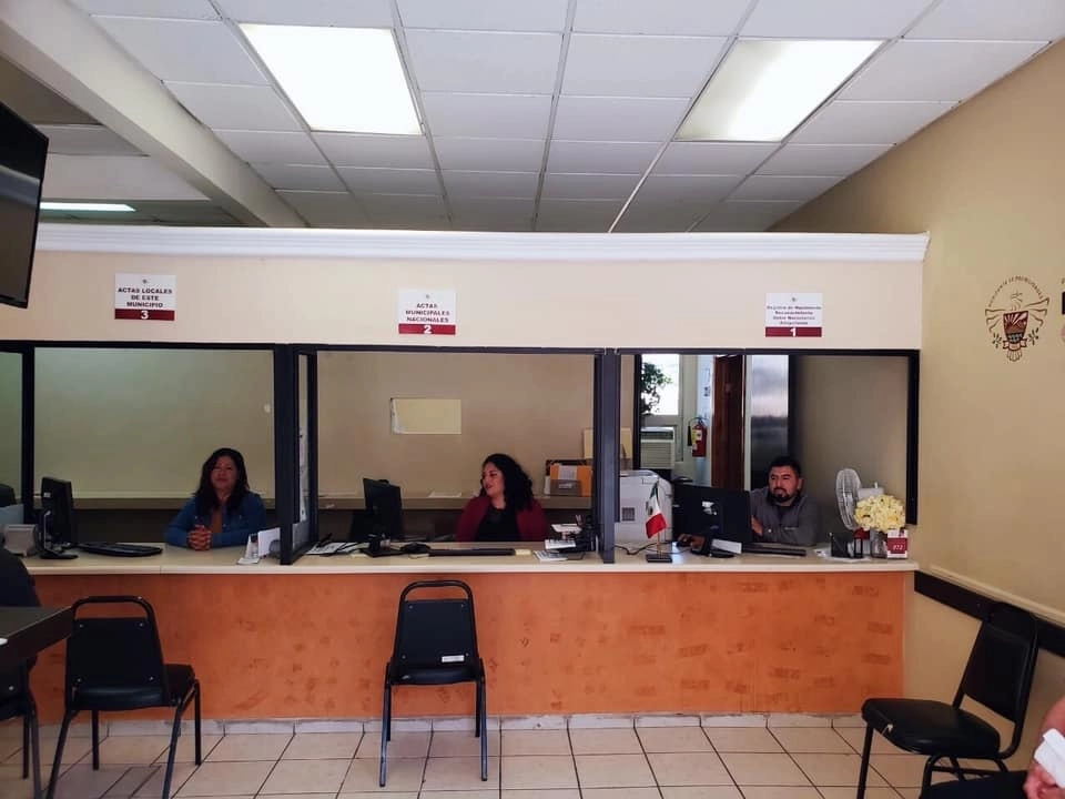 El Registro Civil de Baja California trabaja ya para la toma de datos de la Cédula Única de Identidad Digital. Foto tomada del Facebook de la dependencia