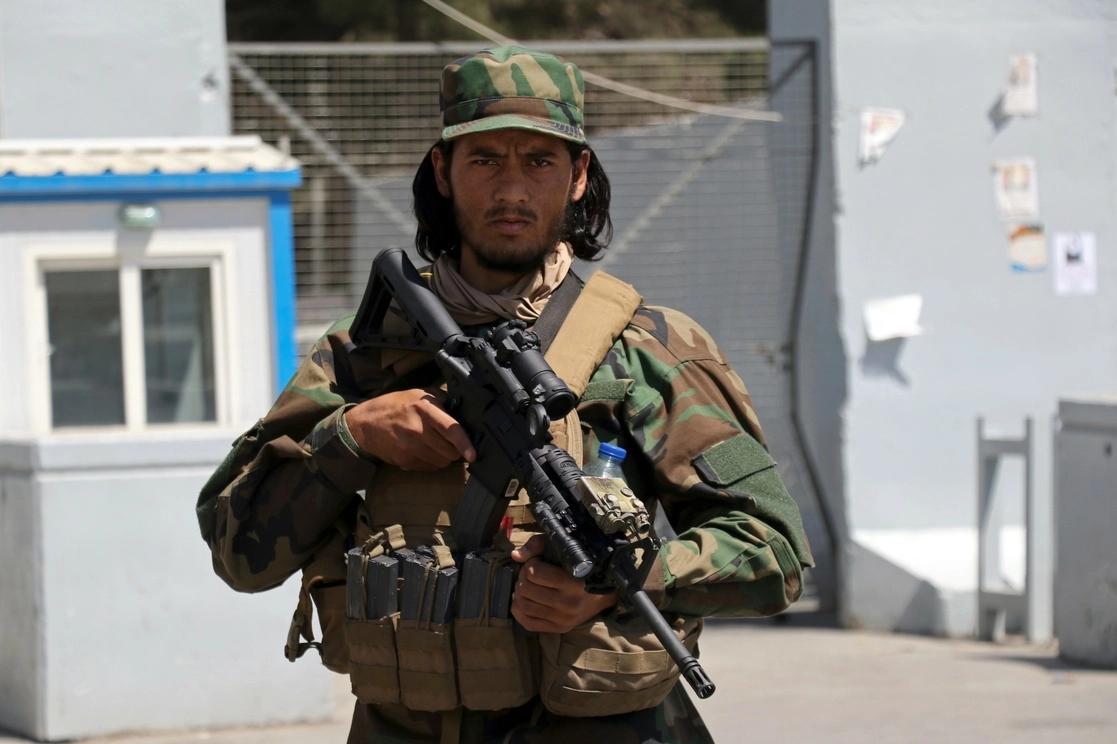 Soldado talibán en Kabul. Foto Ap