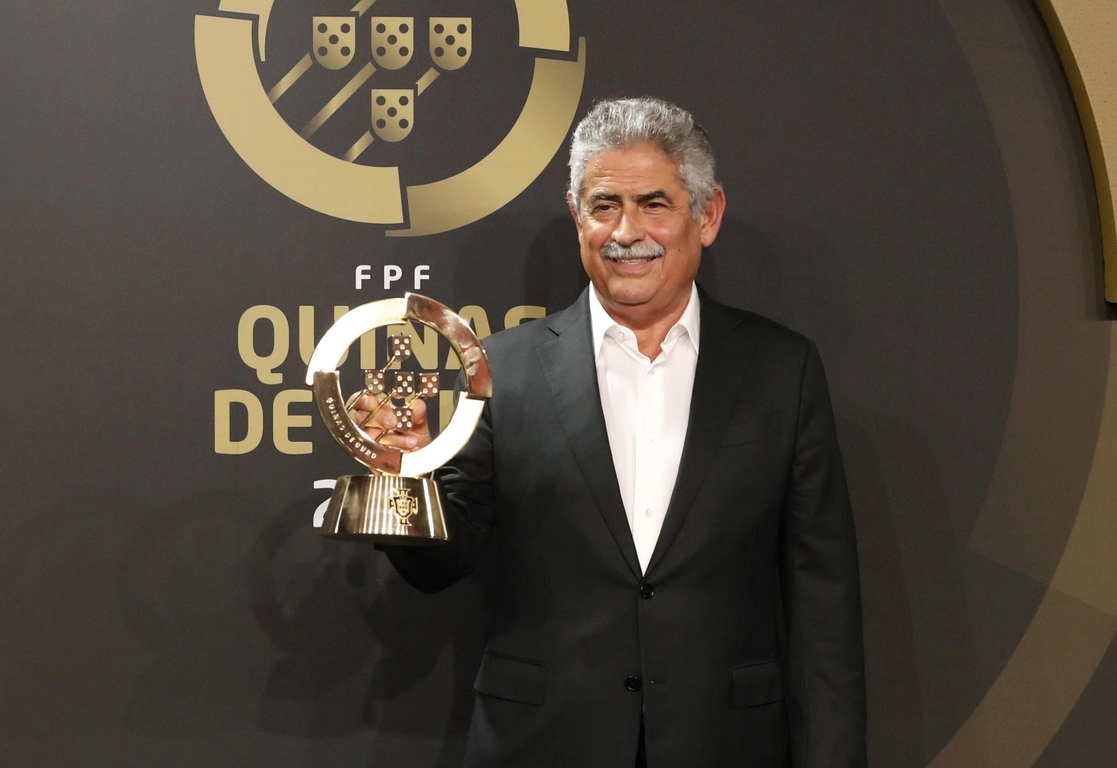 Luis Filipe Vieira, durante la ceremonia de entrega de premios en 2019 de la federación portuguesa de fútbol en Lisboa. Foto Ap 