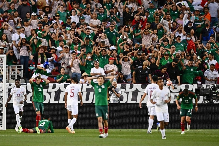 Fue detenido el presunto agresor del aficionado apuñalado durante un partido de la selección mexicana contra Qatar en la Copa Oro, realizado en el estadio Levi´s de Santa Clara (California), el 2 de julio de 2023. Foto Afp