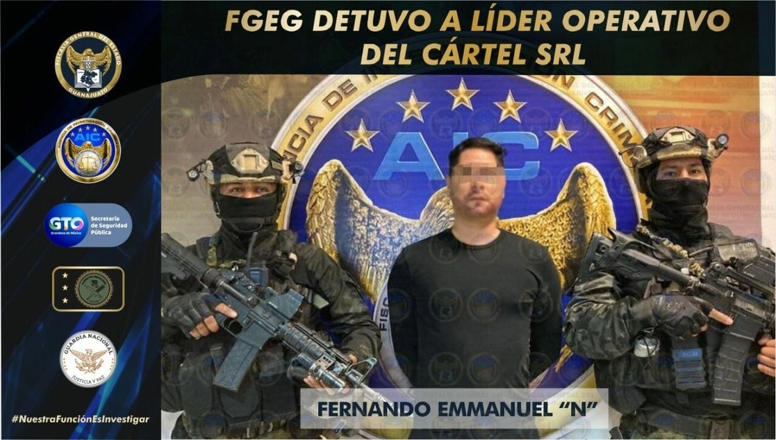 Fernando Emmanuel, “Panther”, presunto cabecilla del grupo criminal Cártel Santa Rosa de Lima. Foto La Jornada